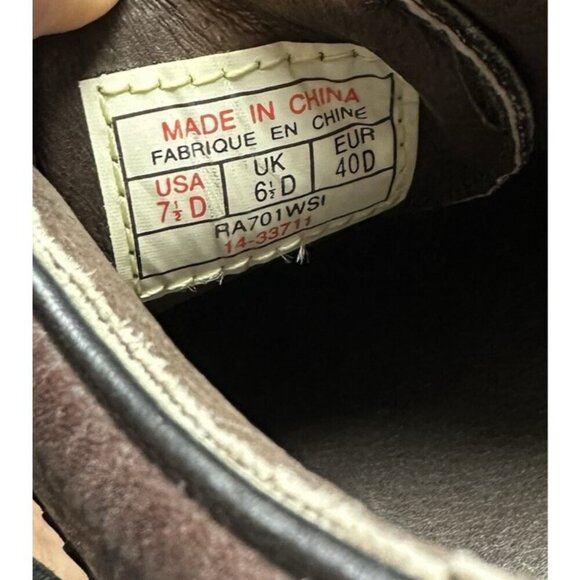 Vtg REEBOK Mens Oxford Brown Black Golf Shoes Cleats Lace Up Size 7.5 Gore-Tex main image 10